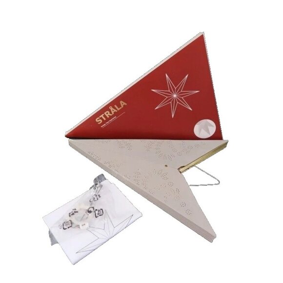 Ikea STRALA Star Hanging Light Shade Grey 28" Pendant Lamp New in Package - Picture 1 of 6